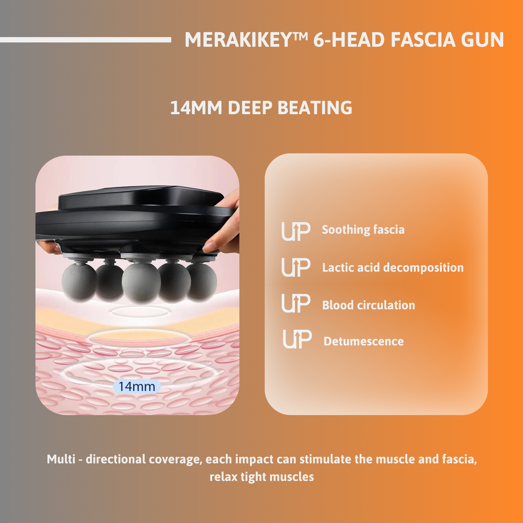 RelaxMax Pro | 6-Kopf Hochfrequenz-Massager für Entspannung