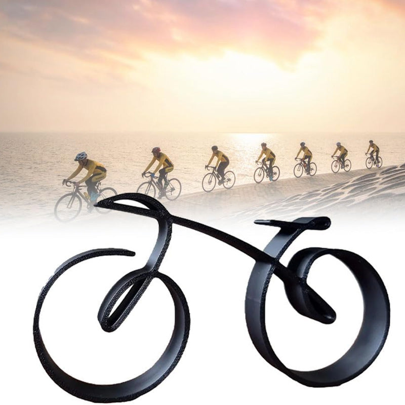 Elegante Fahrradskulptur aus Metall für dein Zuhause