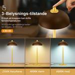 Moderne Touch-Lampe für kabelloses Ambiente