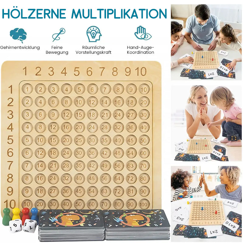 Creative learning game to promote multiplication for children