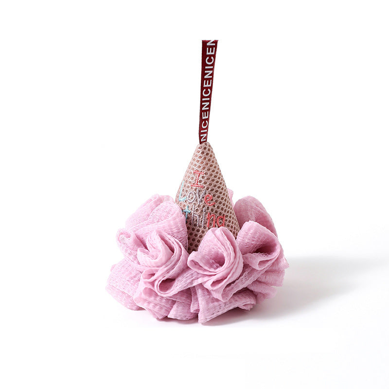 Bath Bomb Sweet Ice Cream Scrub Towel