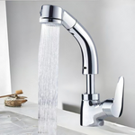 Eleganter Wasserhahn mit flexiblem Auslauf für Ihr Bad