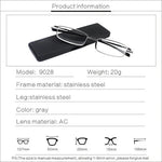 Compact Folding Reading Glasses for Men and Women