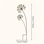 Eleganter Metallpflock für Ihren Garten | Stilvolles Deko-Element