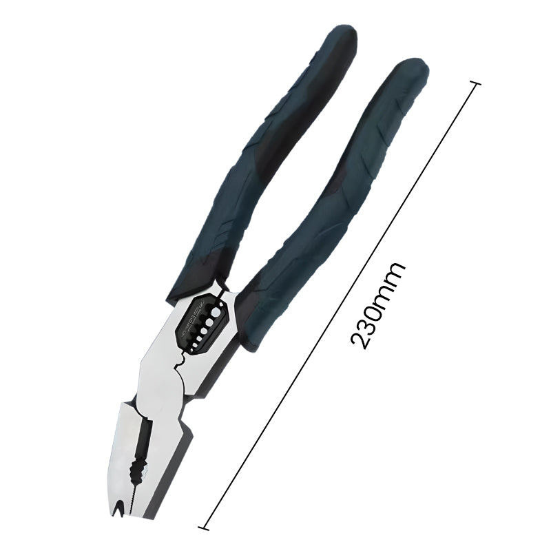 Multifunctional cable cutter with crimping function