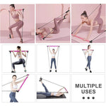 Fitness Bar with Resistance Bands – Full-Body Workout Made Easy