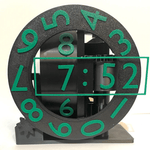 Elegante Rotationsuhr – Stylische Tisch- und Wand-Uhr für Zuhause und Büro
