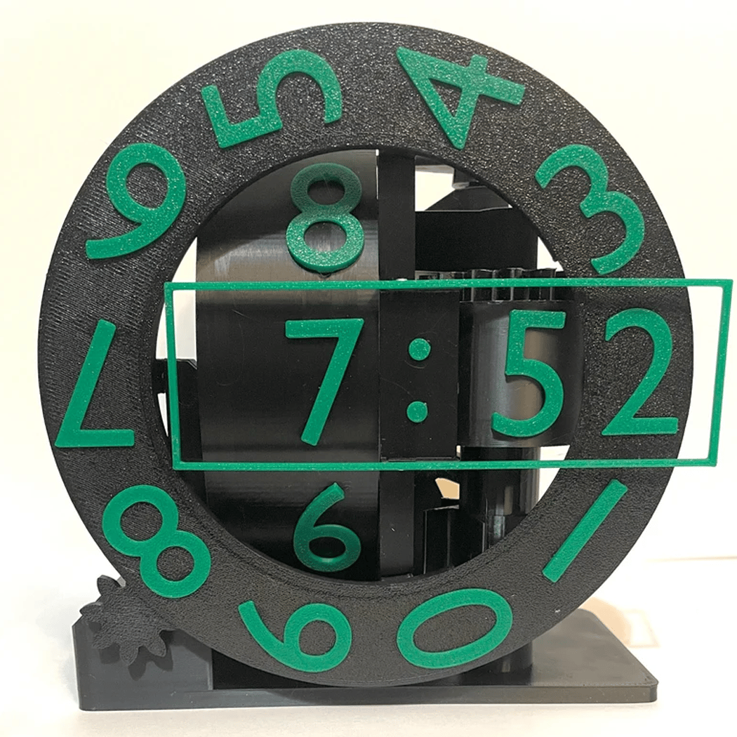 Elegante Rotationsuhr – Stylische Tisch- und Wand-Uhr für Zuhause und Büro