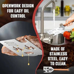 GrillKünstler 7-in-1 Multifunktionaler Grillhelfer aus Edelstahl