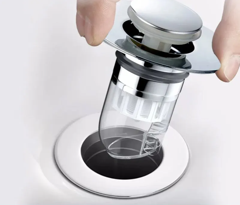 SmartSeal Universeller Pop-Up Abflussstopfen für Küche und Bad