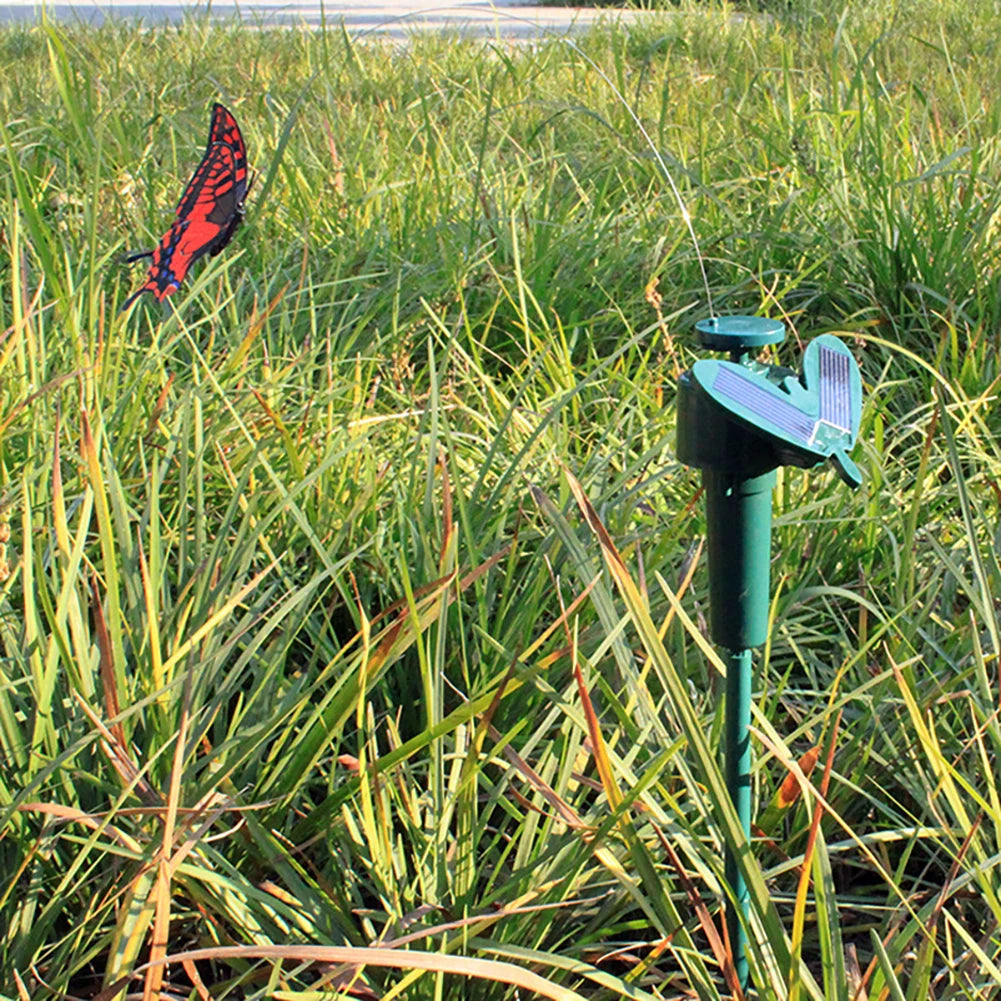 Solarbetriebene Gartenornamente mit lebhaften Bewegungen