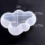 3D Cloud Silicone Mold for Creative Food Design