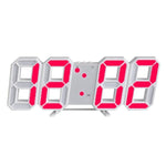 Moderne 3D LED Wanduhr – Stilvolles Design mit dimmbarer Beleuchtung