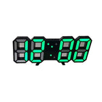 Moderne 3D LED Wanduhr – Stilvolles Design mit dimmbarer Beleuchtung