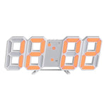 Moderne 3D LED Wanduhr – Stilvolles Design mit dimmbarer Beleuchtung
