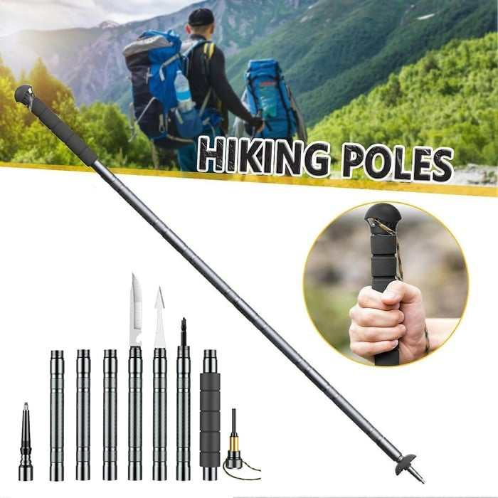 TrekMate – Vielseitiger Wanderstock mit integriertem Notfallset