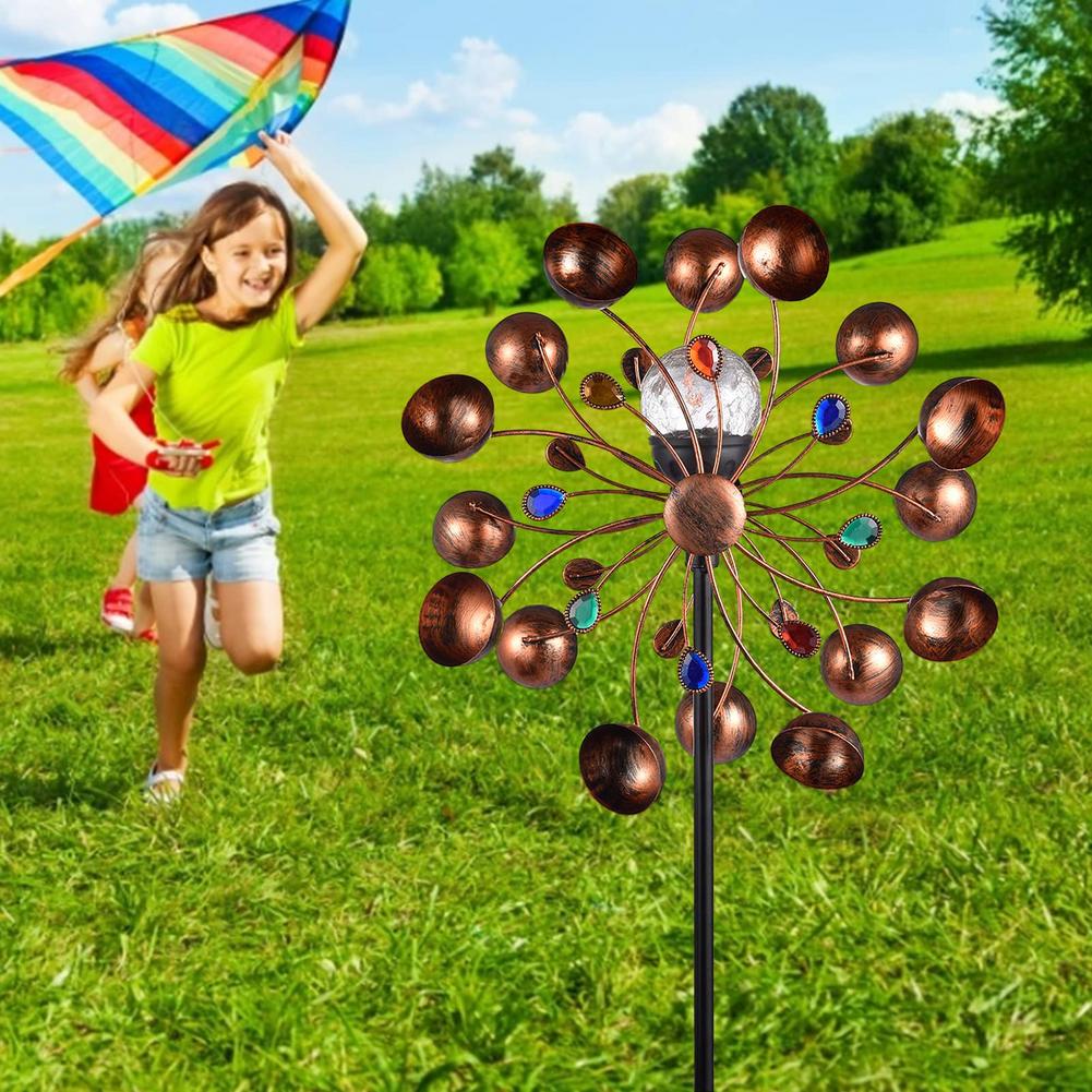 Colorful Garden Whirl - Bring Movement and Light into Your Outdoor Space