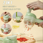 Multifunctional Handheld Vegetable Slicer with 4 Functions