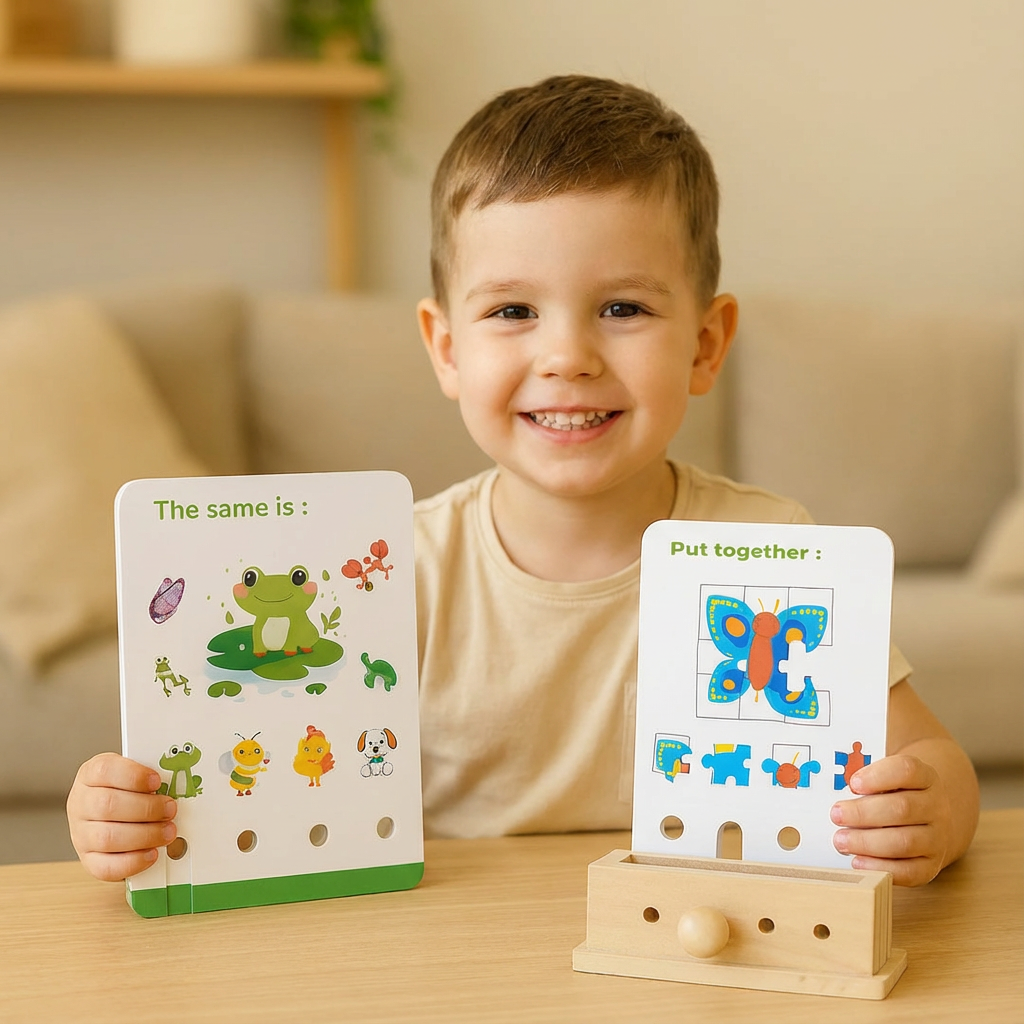 Early Skills Development Game - Wooden Logic Decoding for Kids