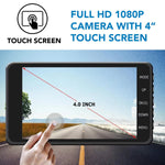 Dashcam mit Dual-Ansicht 1080P – Vorder- und Rückkamera, Nachtsicht, Bewegungserkennung