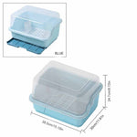 Dish rack with drainboard