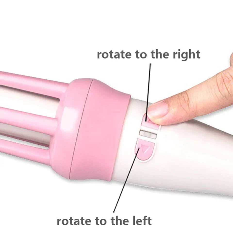 Automatischer Haarlockenstab mit doppelter Rotation