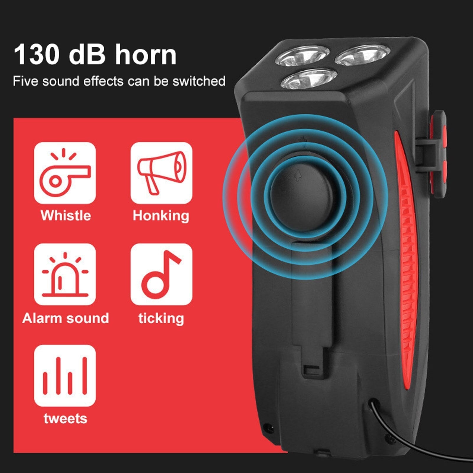 Multifunctional Bike Light | 4-in-1 Bicycle Lighting