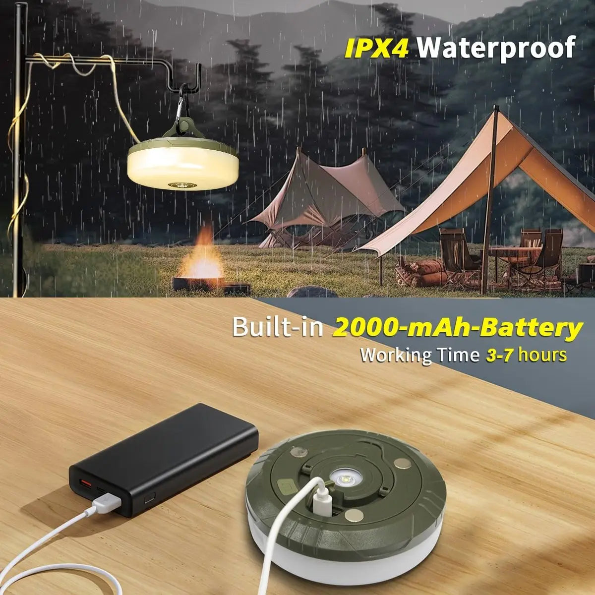 LumiPack 4-in-1 Campingbeleuchtung für unvergessliche Nächte