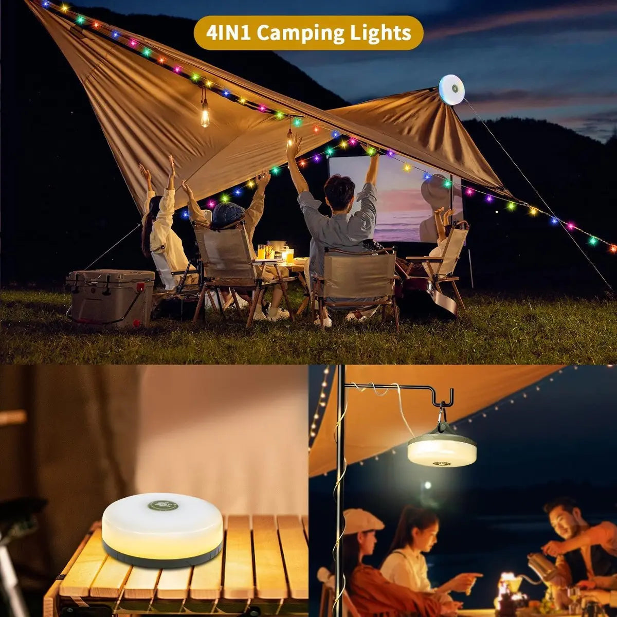 LumiPack 4-in-1 Campingbeleuchtung für unvergessliche Nächte