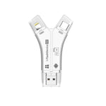 Vielseitiger 4-in-1 Kartenleser für Smartphones