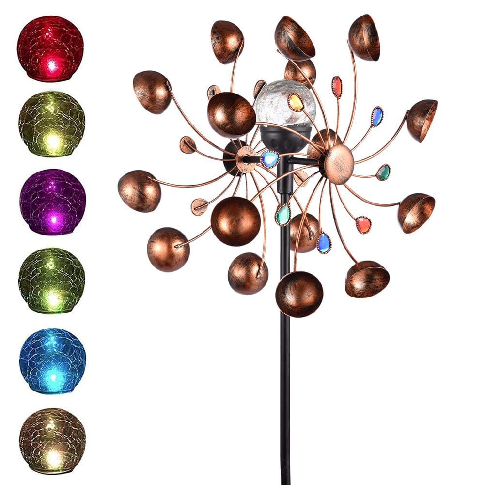 Colorful Garden Whirl - Bring Movement and Light into Your Outdoor Space