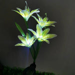 Fascinierende Solar-LED-Gartenlichter in Blumenform – Farbwechselnde Dekoration für Außenbereiche