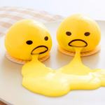 Relaxation ball made of egg yolk