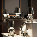 Kreative Tischlampe – Drahtloses Skulpturlicht mit Dimmer