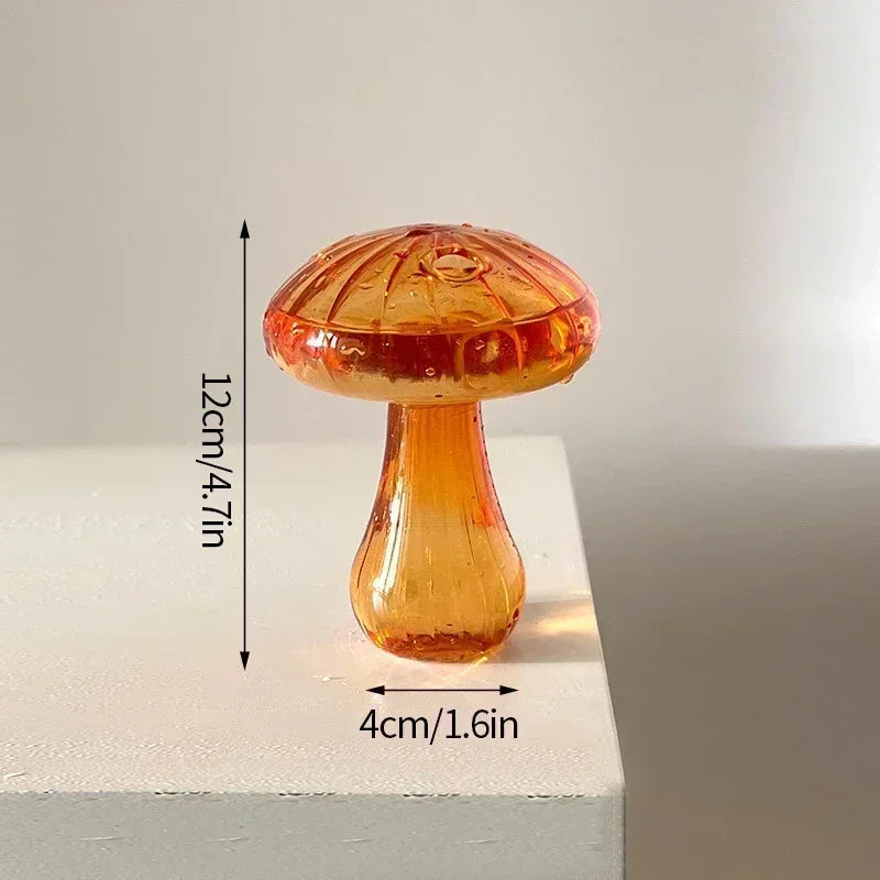 Elegante Pilzglasvase für Hydroponische Pflanzenpräsentationen