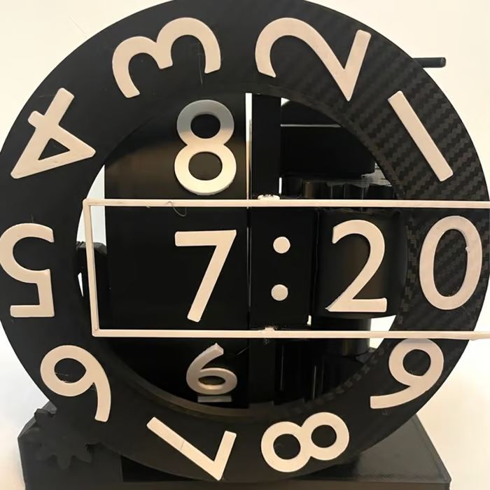 Elegante Rotationsuhr – Stylische Tisch- und Wand-Uhr für Zuhause und Büro
