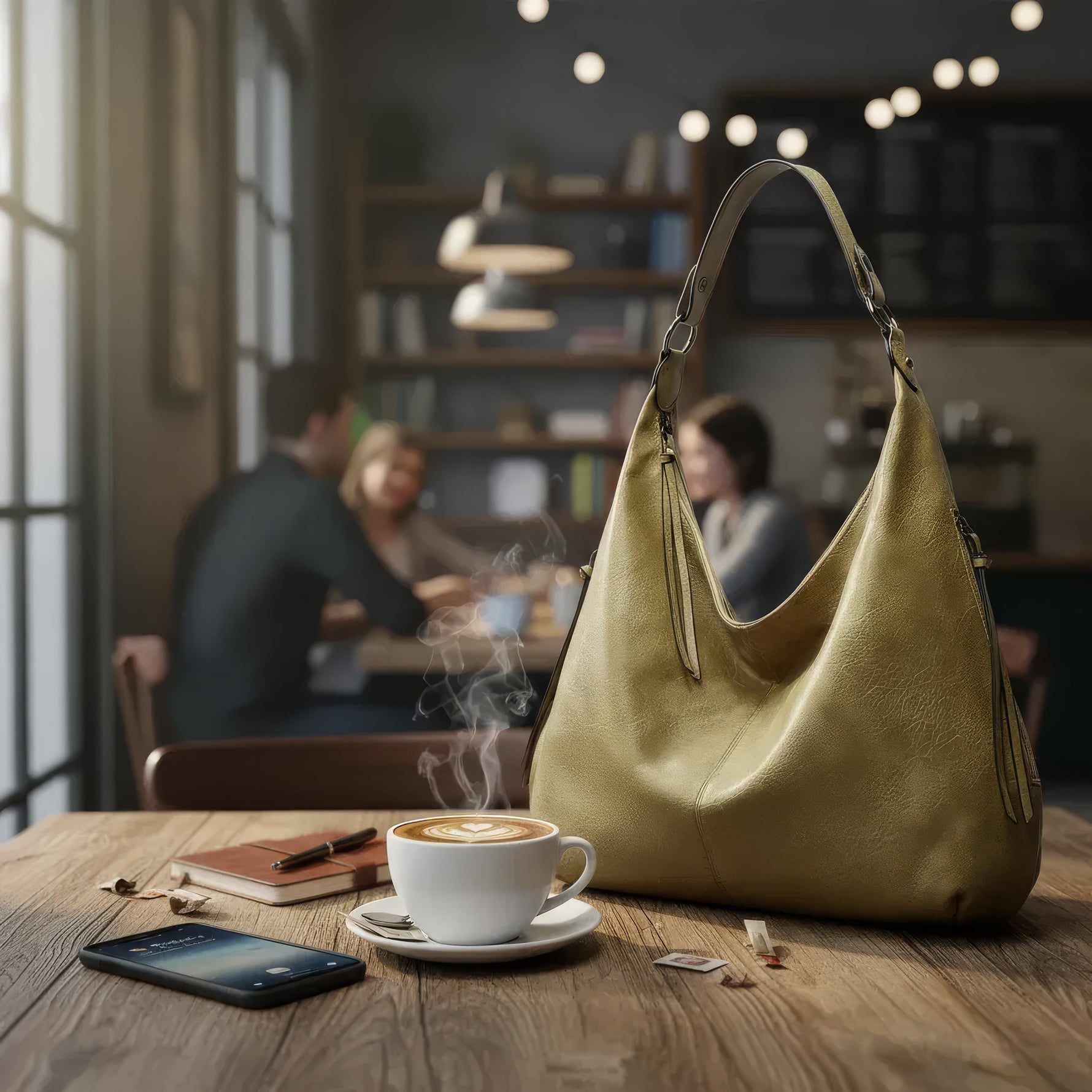 Elegant women's handbag with well-designed storage space