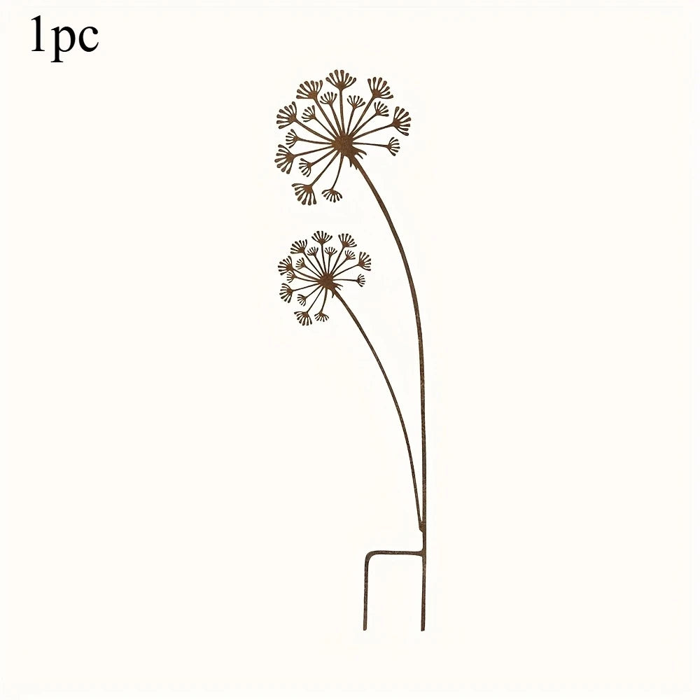 Eleganter Metallpflock für Ihren Garten | Stilvolles Deko-Element