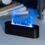 Aroma diffuser with LED flame effect for relaxing moments