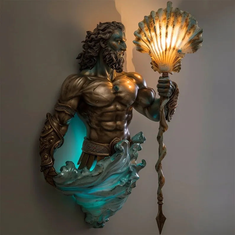 Artistic Wall Lamp with LED Lighting for Magical Accents