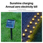 Solar-powered LED Garden Lighting with 15/30 Lights | 8 Lighting Modes | IP65 Weatherproof