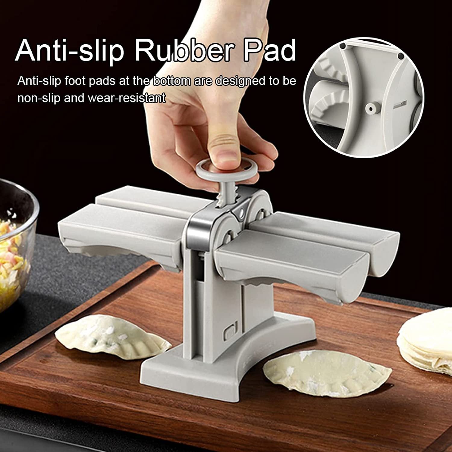 Practical dumpling maker for the whole family
