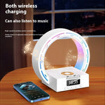 Multifunctional Bluetooth lamp with integrated charging station and alarm clock