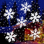 Schneeflocken-Zauber LED-Projektor | USB & Wetterfest