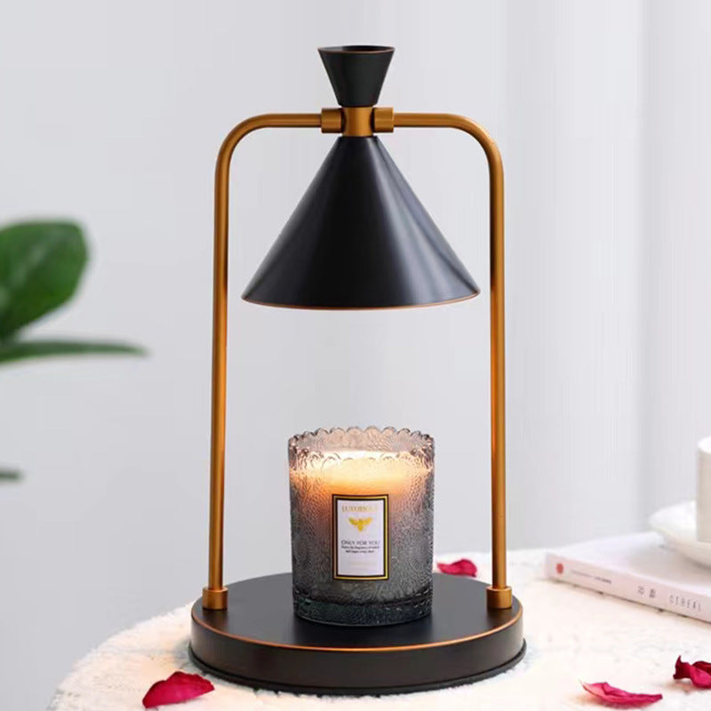 Elegante Duftlampe mit einstellbarer Wärme und Schirm