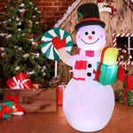 Christmas decorations – snowman or Christmas tree with lighting