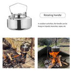 45.6oz Stainless Steel Camping Stove for Backpacking and Bushcraft Accessories