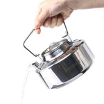 45.6oz Stainless Steel Camping Stove for Backpacking and Bushcraft Accessories