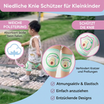 Comfortable knee pads for toddlers in a cute design