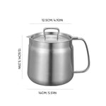 Multifunktionaler Edelstahl-Ölfiltertopf – 2-in-1 Lösung